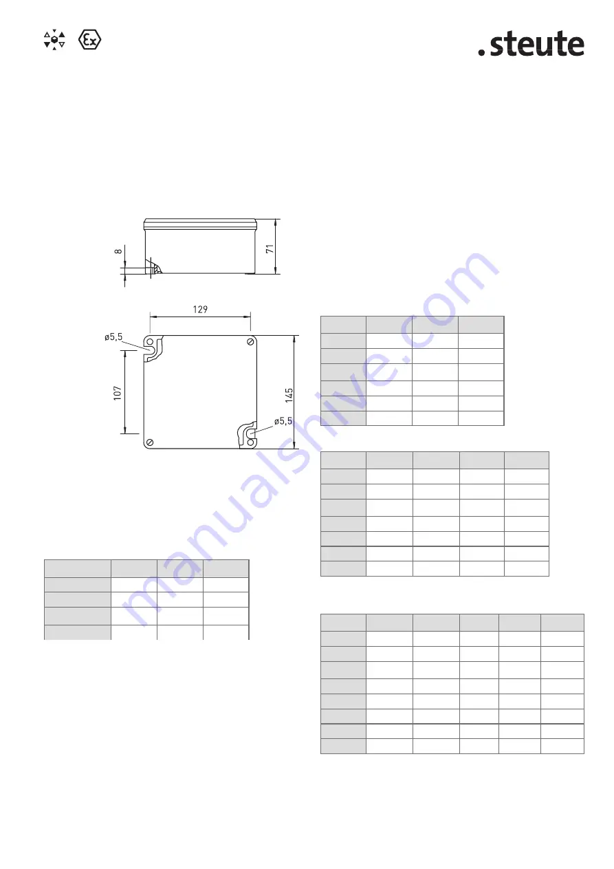 steute Ex AD 115 FK Mounting And Wiring Instructions Download Page 5