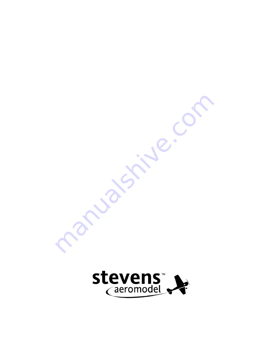 Stevens Aero Model PLAYMITE 75 Build Instructions Download Page 35