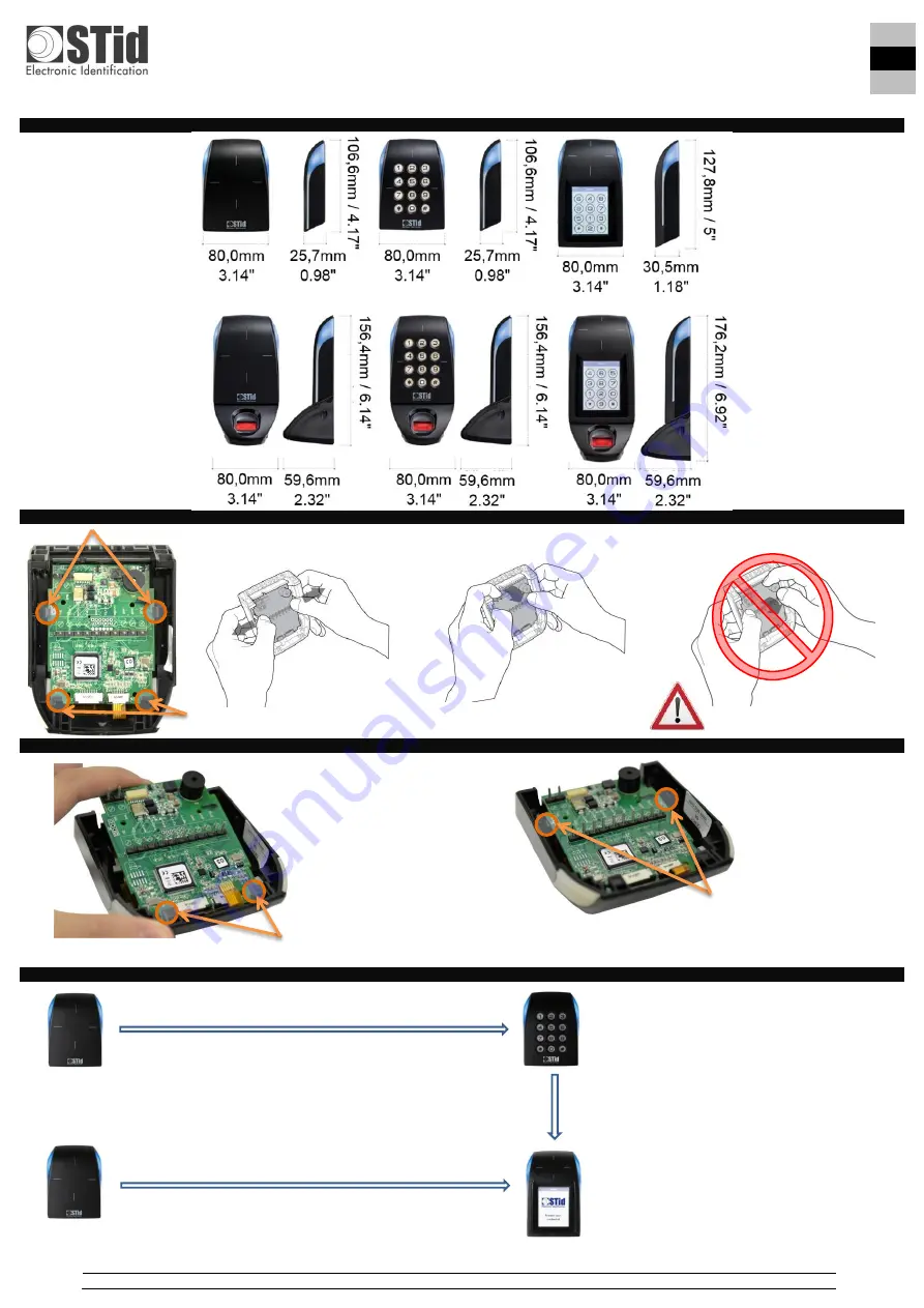 Stid Architect LEGIC ARC Le2 Series Installation Instructions Manual Download Page 8