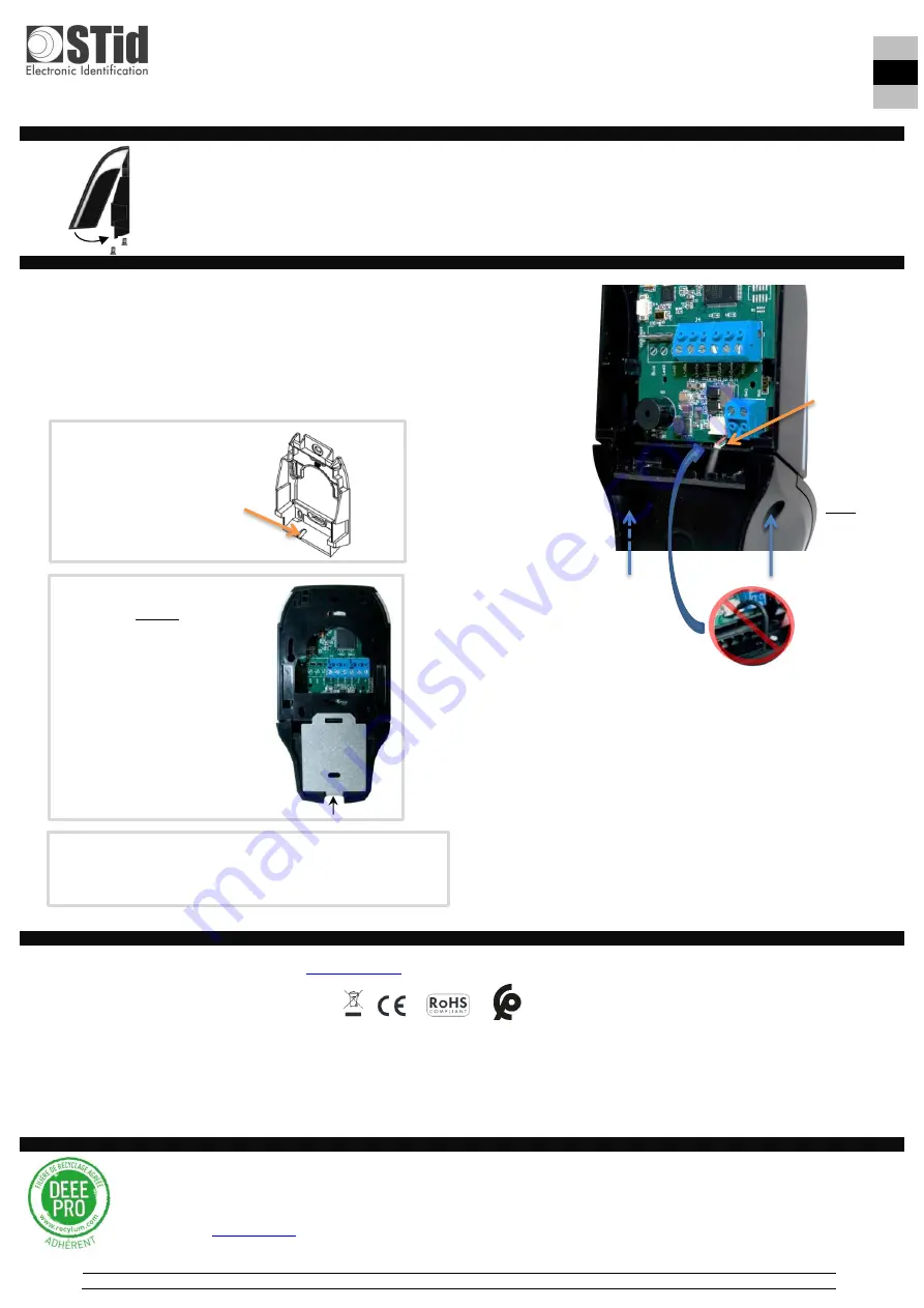 Stid Architect LEGIC ARC Le2 Series Installation Instructions Manual Download Page 9