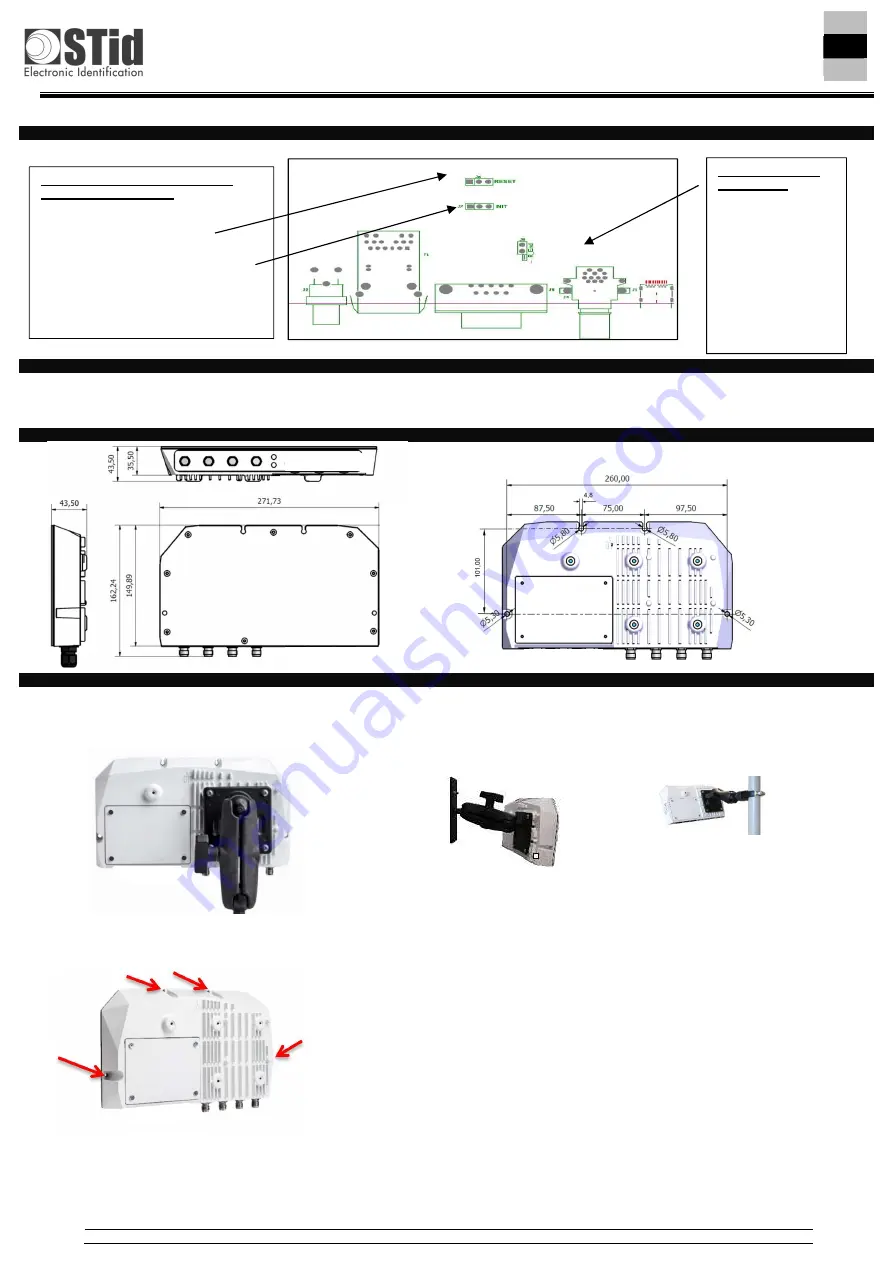 Stid SLI-W42-A-U04: RS232 Скачать руководство пользователя страница 7