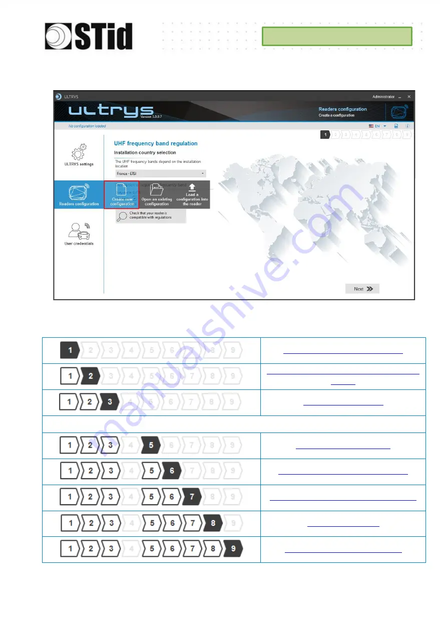 Stid ultrys User Manual Download Page 124