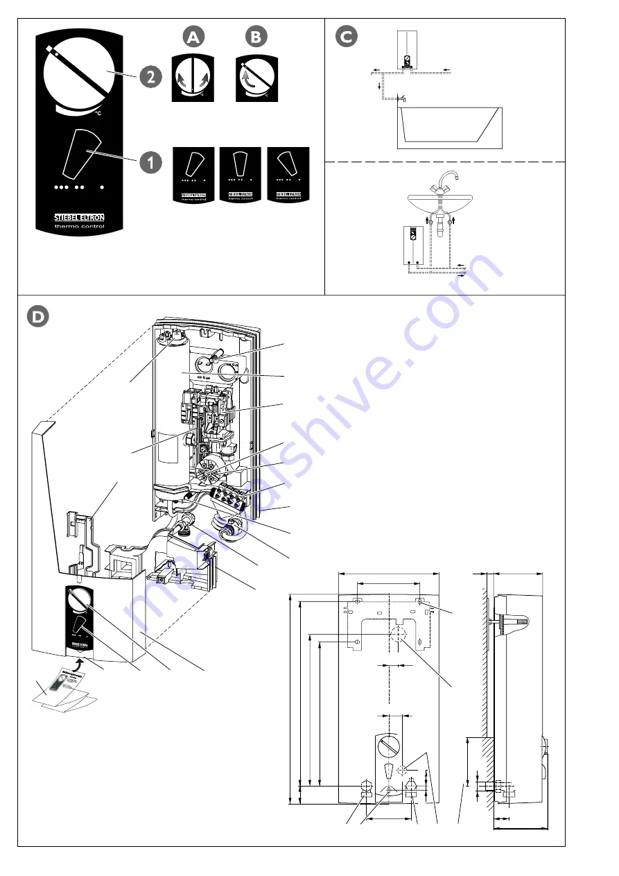 STIEBEL ELTRON DHB 12 si Instructions For Use And Installation Download Page 3