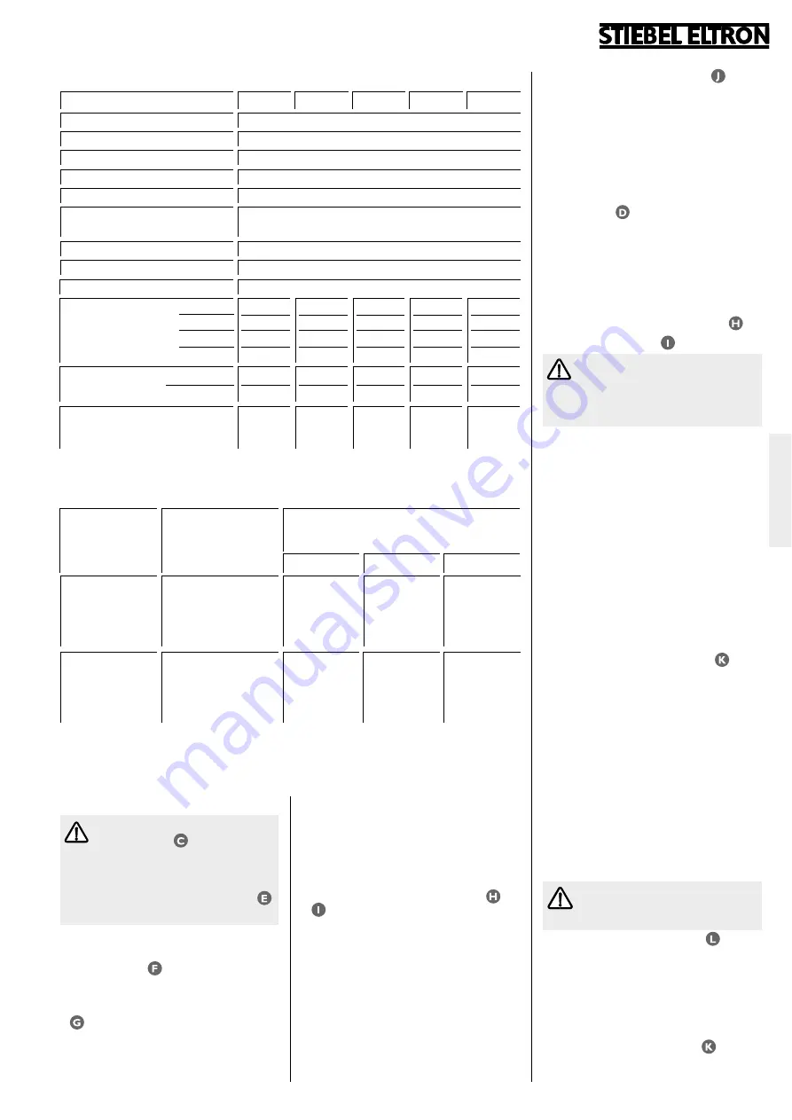 STIEBEL ELTRON DHB 12 si Instructions For Use And Installation Download Page 23