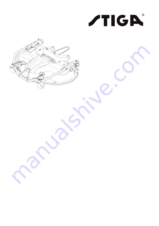 Stiga 110 Combi Pro Owner'S Manual Download Page 1