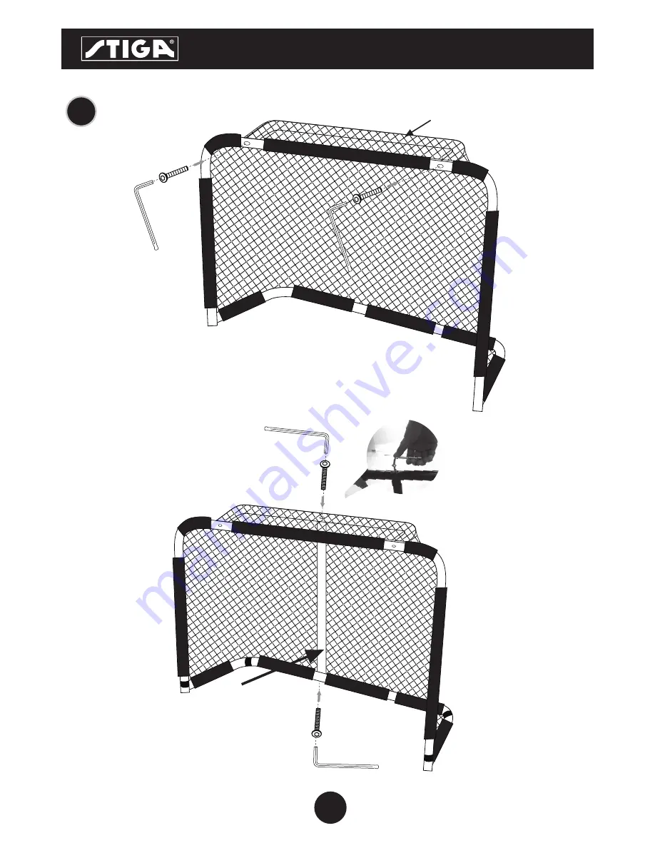 Stiga GOAL PRO Assembly & Instruction Manual Download Page 7