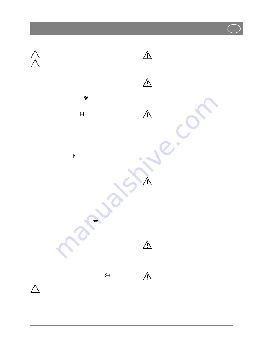 Stiga ROYAL LINE 1171 HST Instructions For Use Manual Download Page 12