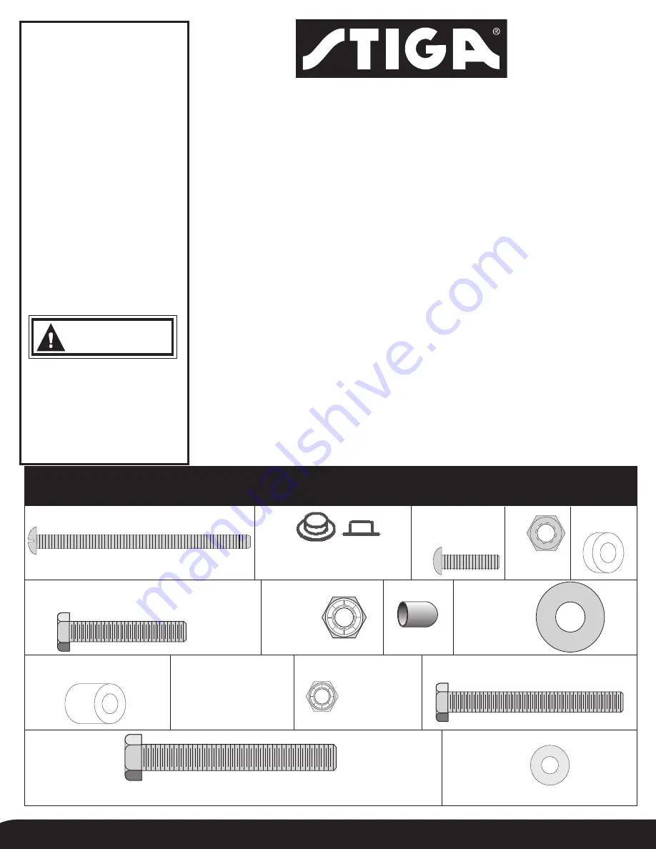 Stiga Table Tennis Table Assembly Download Page 1