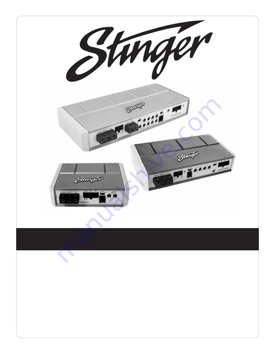 Stinger SPX1000X5 Manual Download Page 1