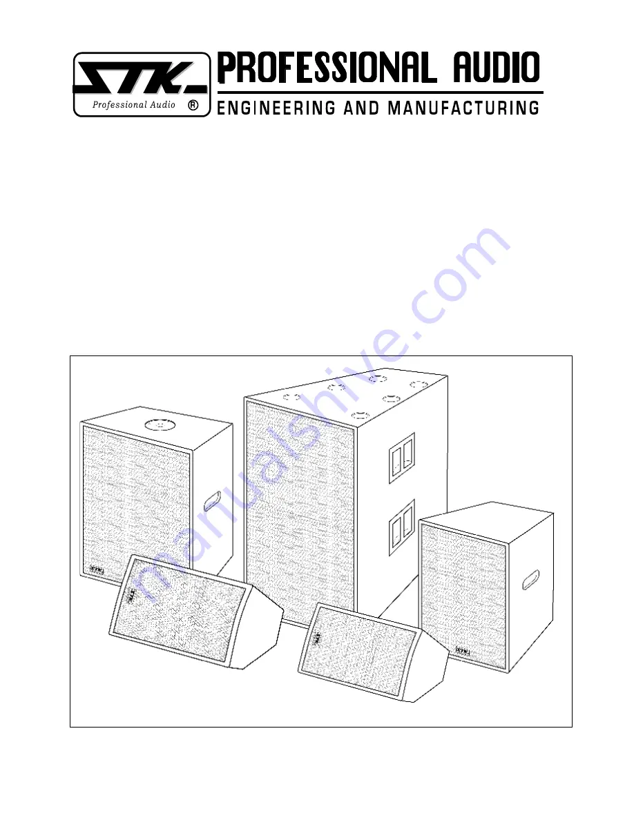 STK Professional Audio SPM-122AP Скачать руководство пользователя страница 1