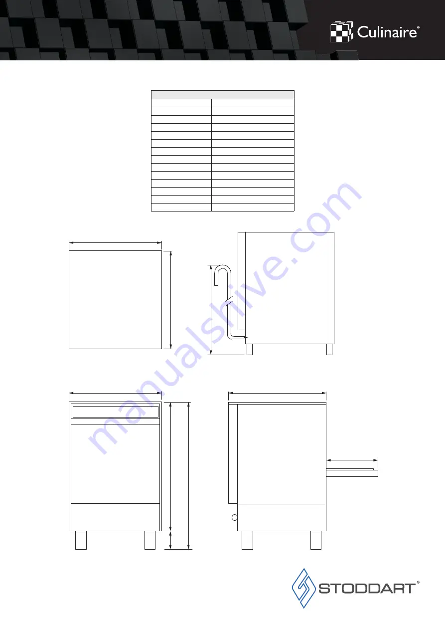 STODDART Culinaire EVO40ST Specification, Installation And Operation Manual Download Page 11