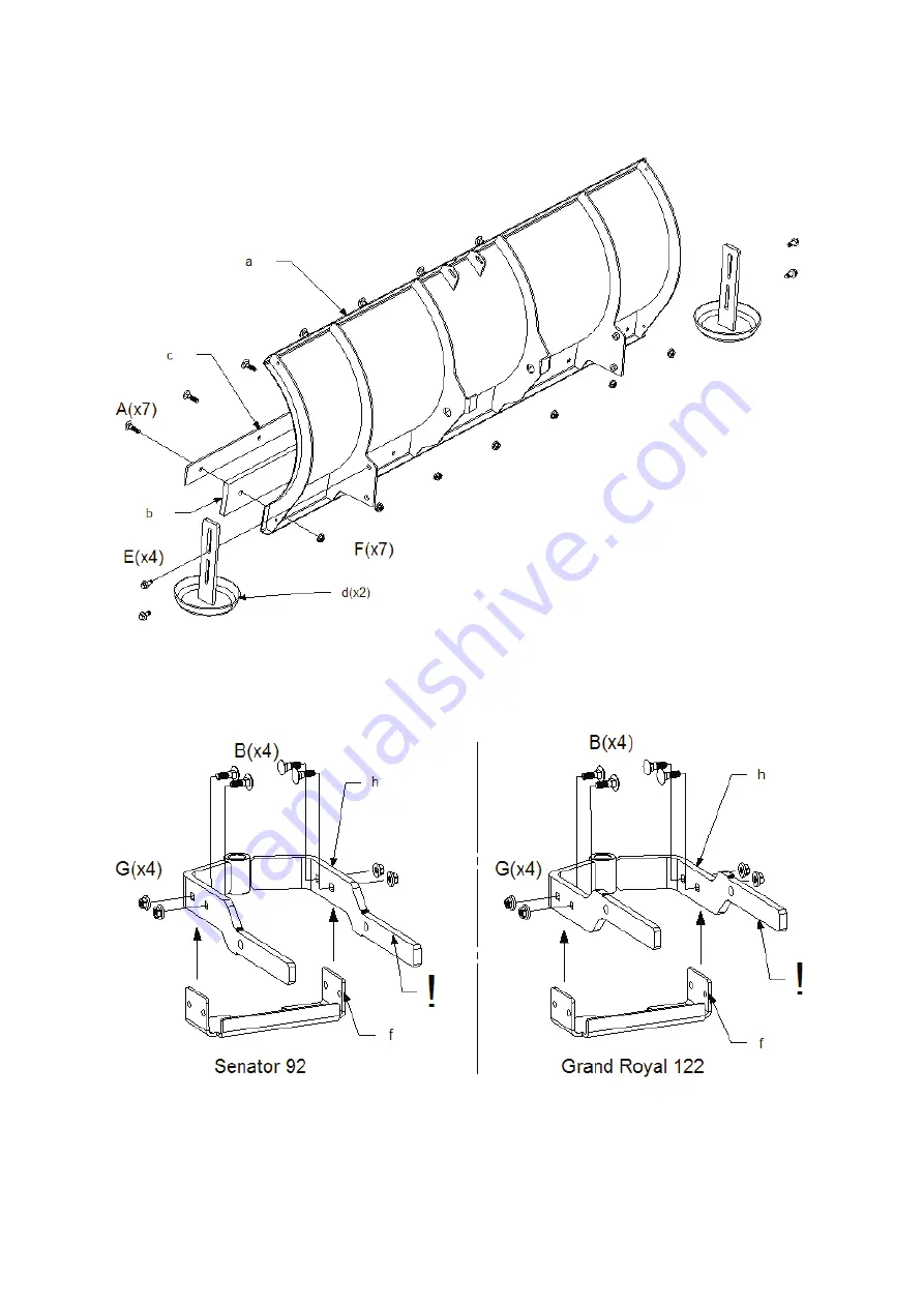 Stoeryd SNOW BLADE 120 CM Instructions Manual Download Page 3