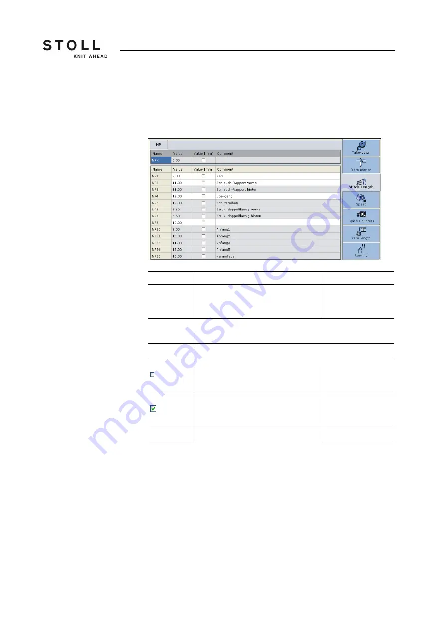 Stoll CMS ADF-3 Operating Instructions Manual Download Page 108