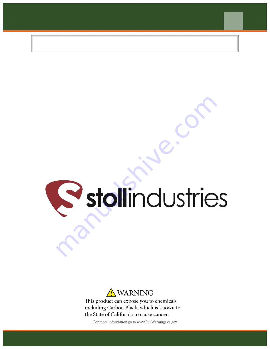 Stoll DV ReFace Installation & Operating Instructions Download Page 1