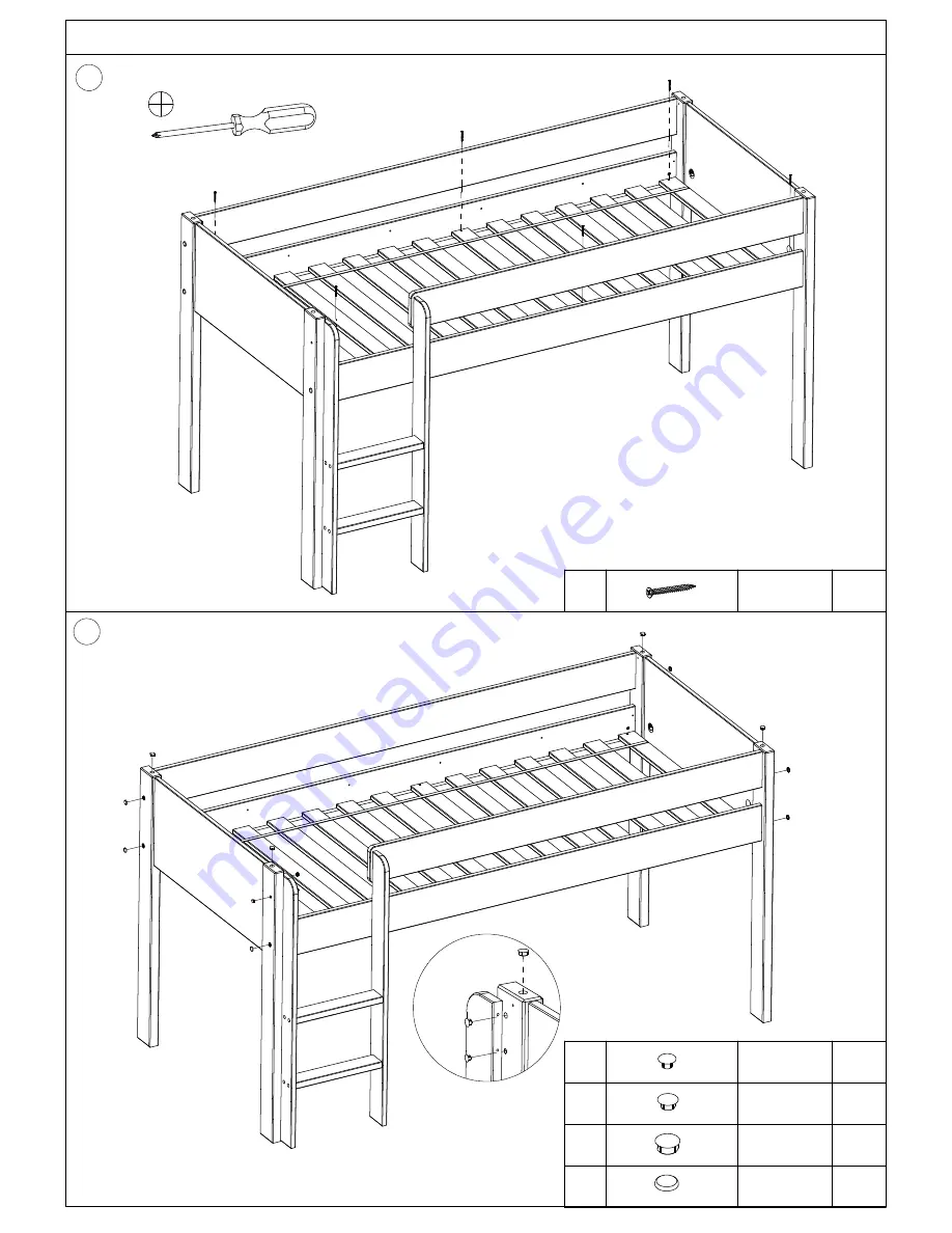 Stompa Cabin Bed 15620700321 - White Скачать руководство пользователя страница 7