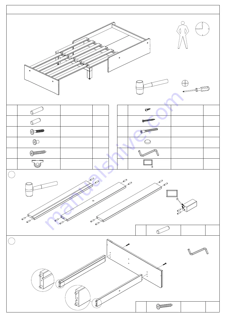 Stompa Chair Bed 15620500321 - White Скачать руководство пользователя страница 4