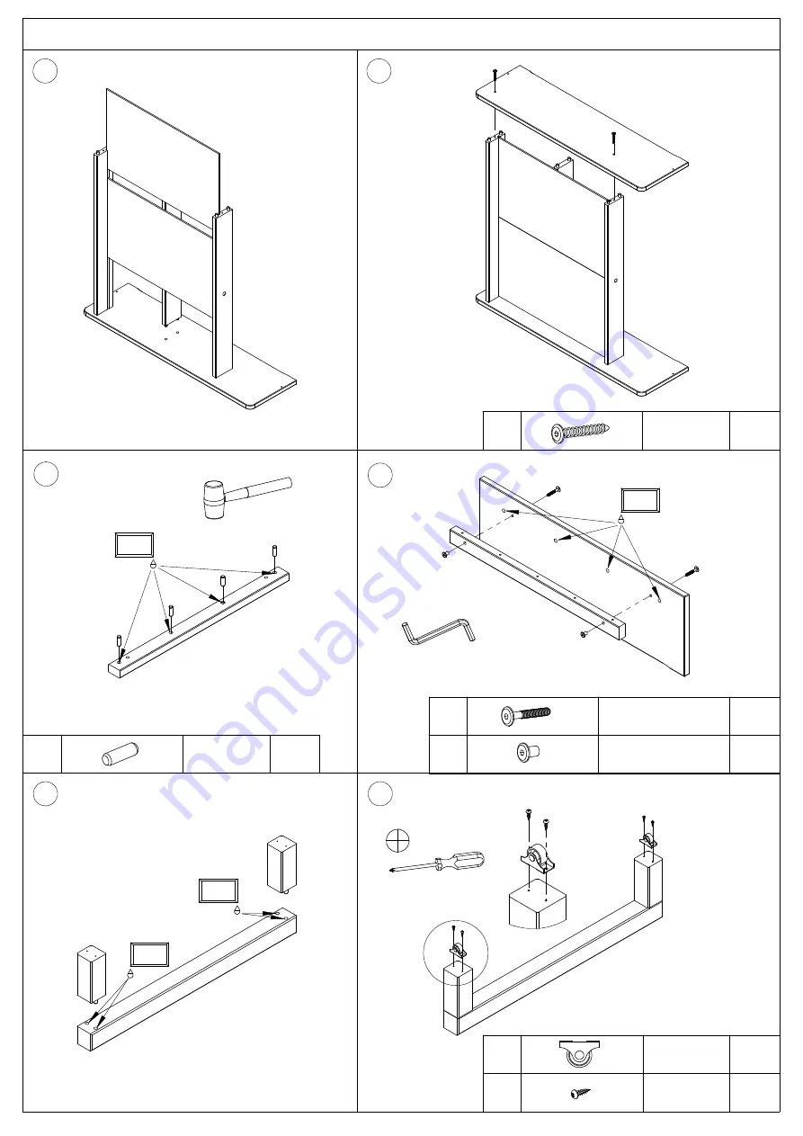 Stompa Chair Bed 15620500321 - White Assembly Instructions Manual Download Page 5