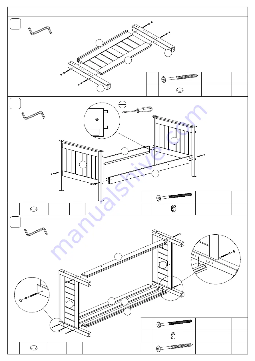 Stompa Classic Bunk Bed STO090004 Скачать руководство пользователя страница 5