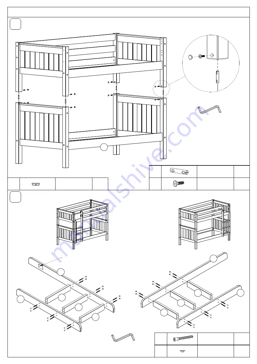 Stompa Classic Bunk Bed STO090004 Скачать руководство пользователя страница 6