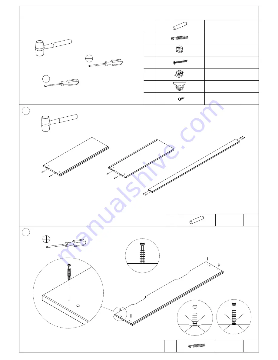 Stompa UNO S DRAWER Assembly Instructions Manual Download Page 4