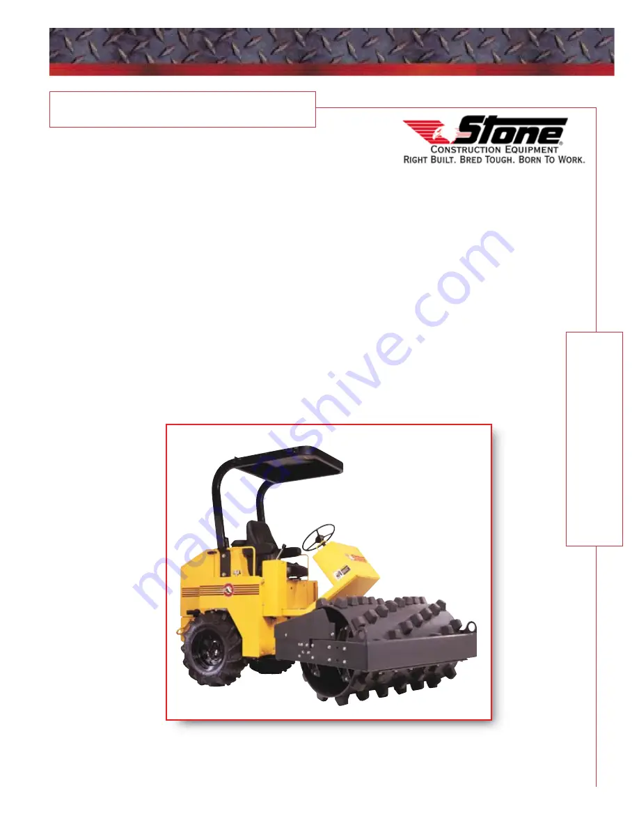 Stone Rhino 43 Series Operator'S Manual Download Page 1