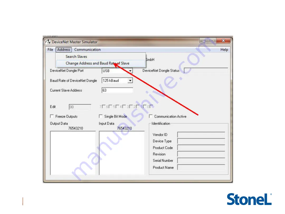 StoneL DeviceNet CK464002A Manual Download Page 10