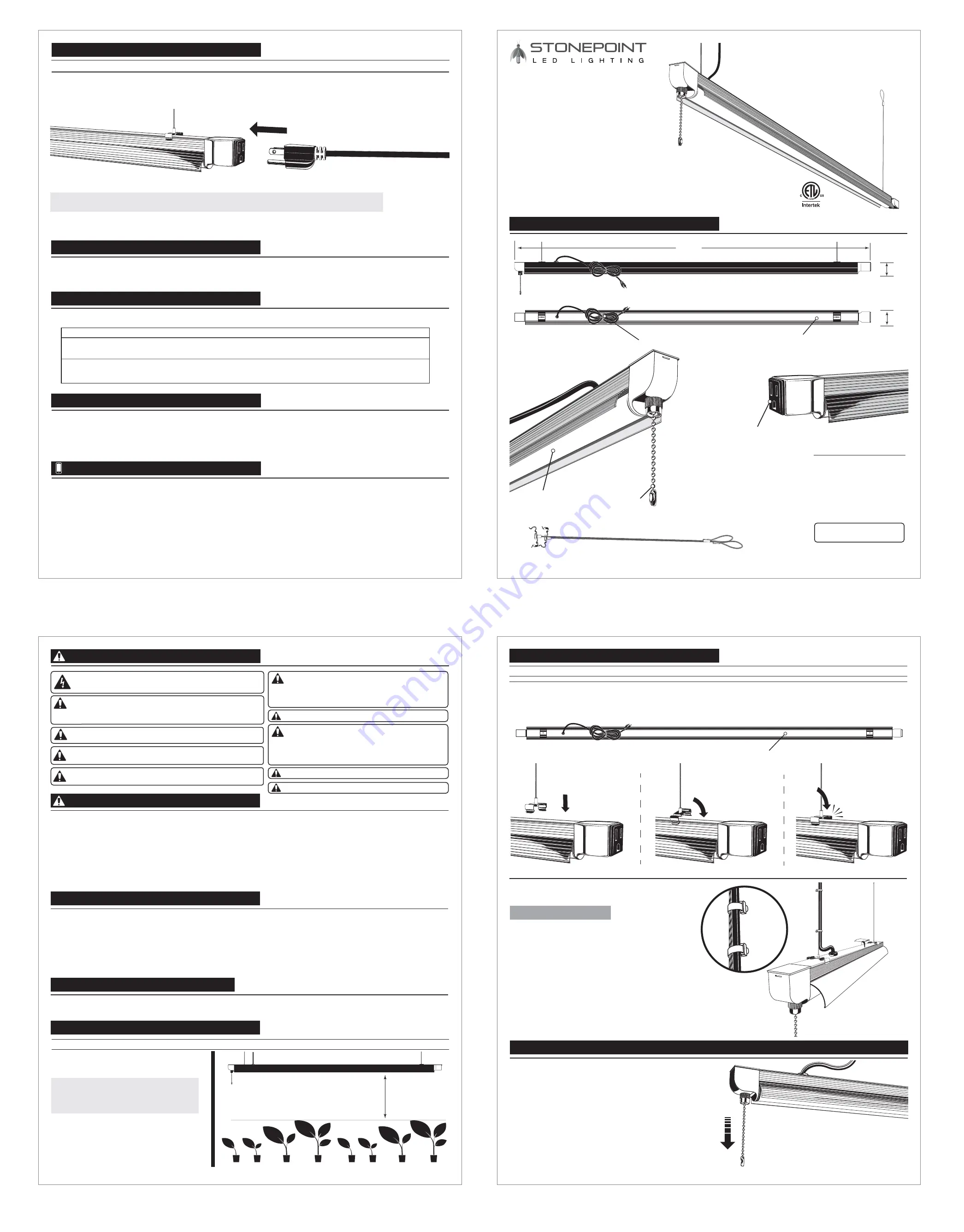 StonePoint GR-SHP4L Manual Download Page 1