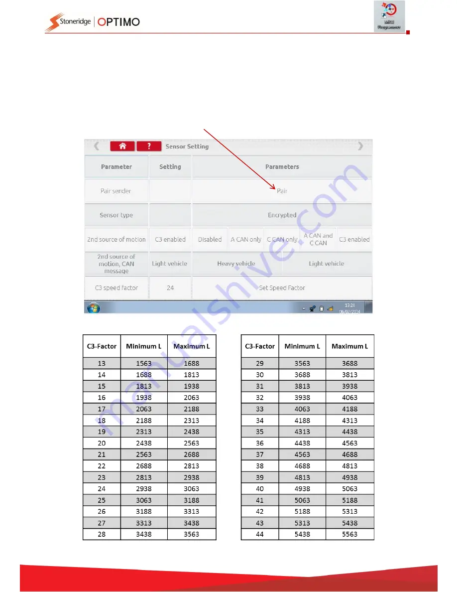 Stoneridge Optimo Скачать руководство пользователя страница 26