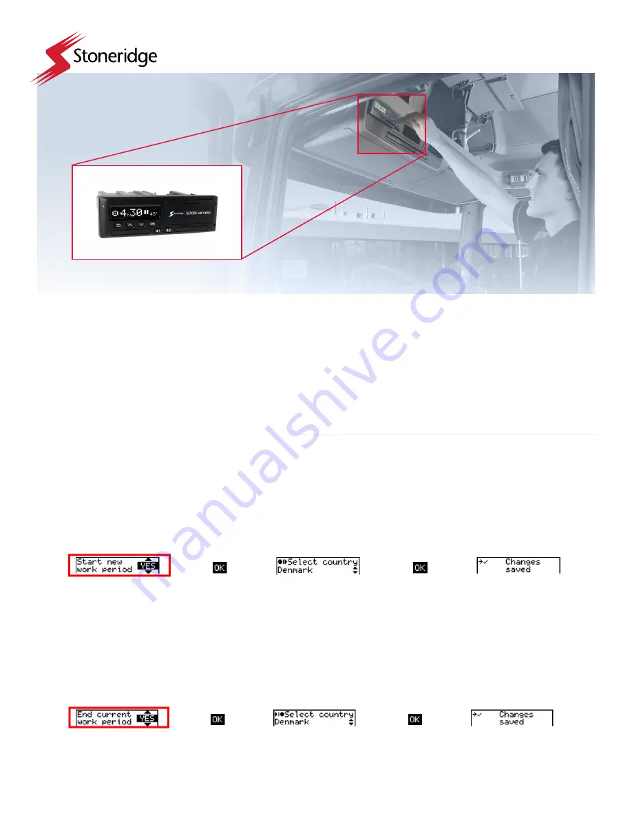 Stoneridge SE5000-8 RG Quick Start Manual Download Page 1