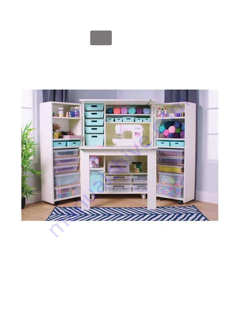 Storage 4 Crafts storaway Allstore Arlington Скачать руководство пользователя страница 1