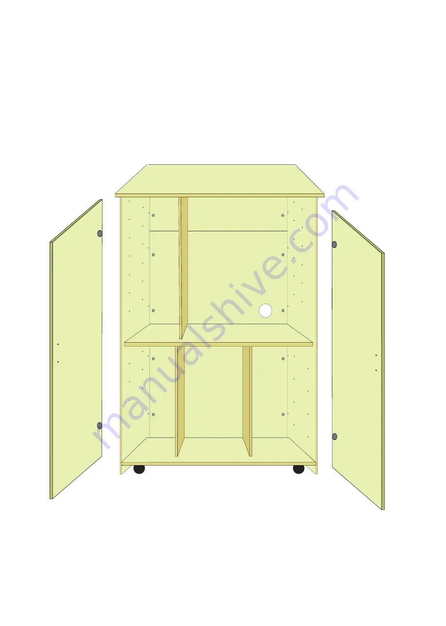 Storage 4 Crafts storeaway Allstore Hartland Assembly Instructions Manual Download Page 14