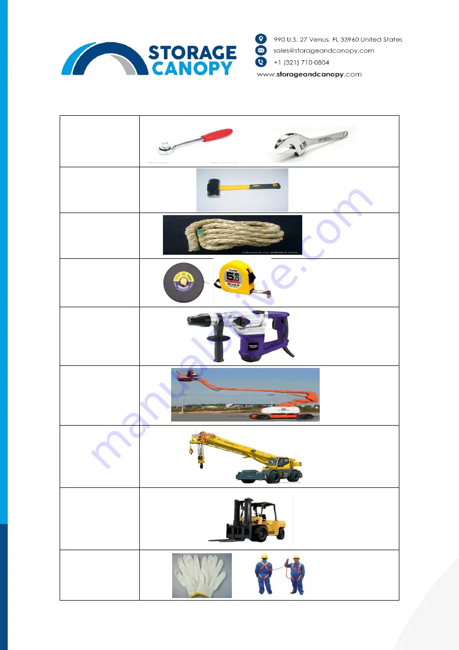 Storage Canopy FB408021DP Assembly Instructions Manual Download Page 2