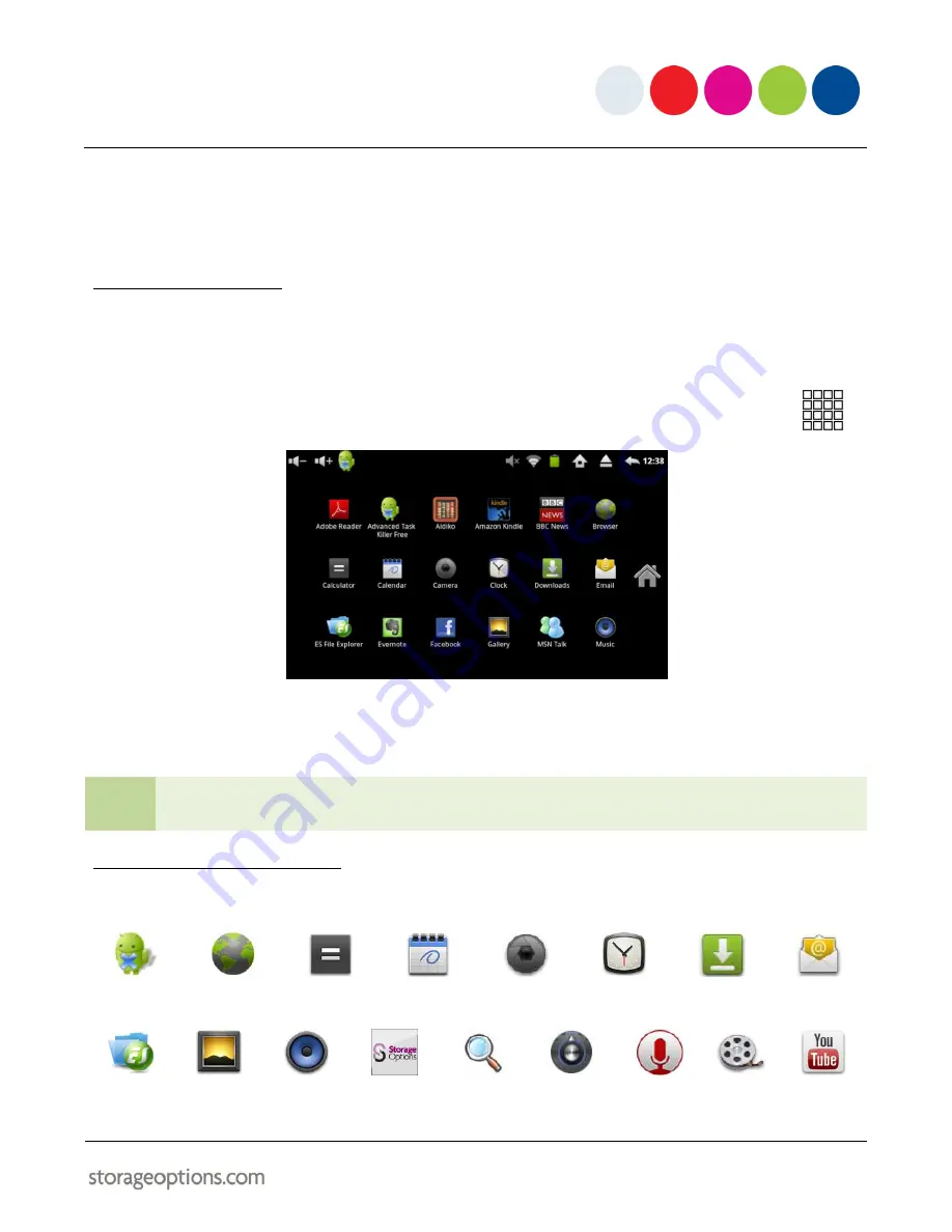 Storage Options Android 2.3 Instruction Manual Download Page 15