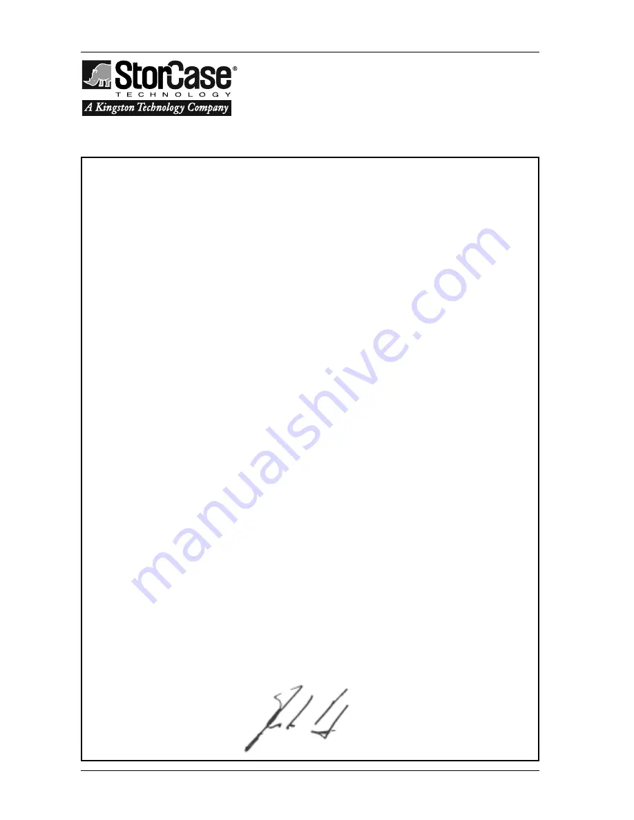 StorCase Technology Data Express DE75i-A User Manual Download Page 6