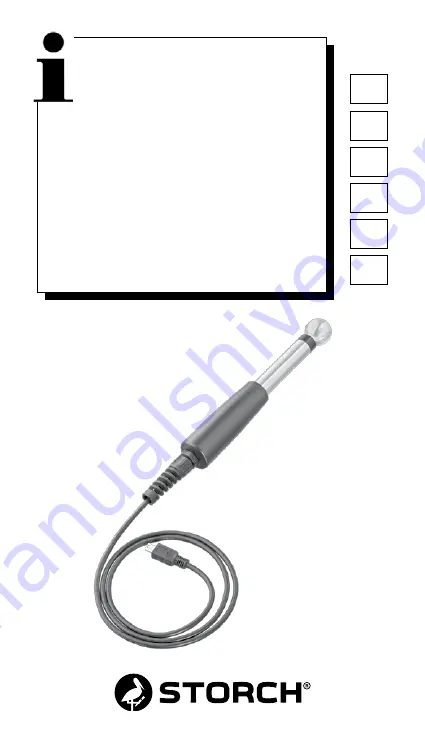 Storch Contact Check Manual Download Page 1