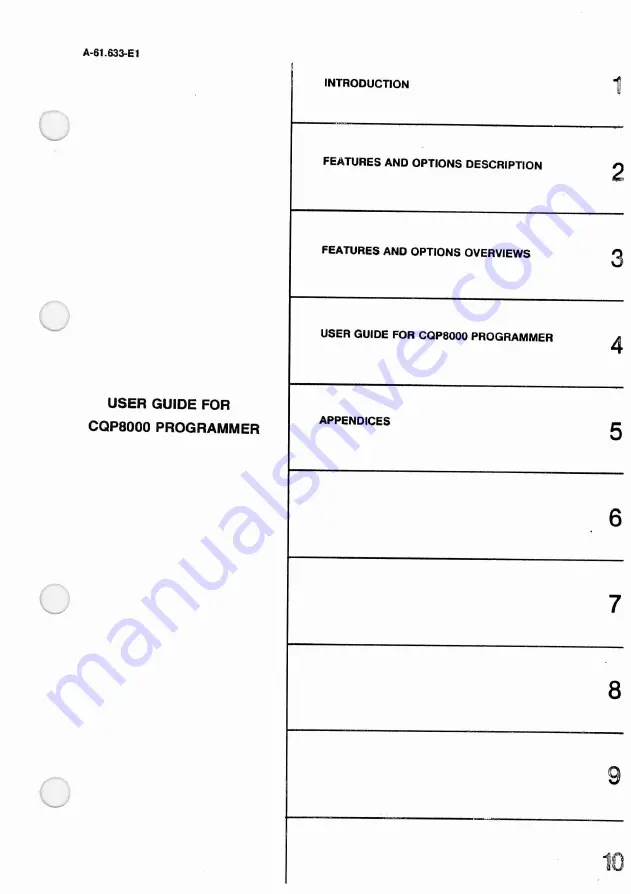 Storno CQP8000 User Manual Download Page 2