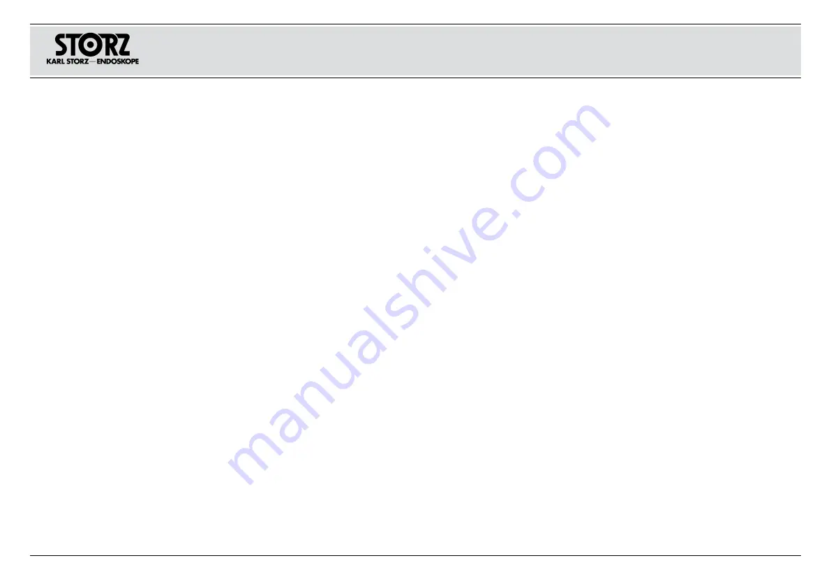 Storz 11301 DE Instruction Manual Download Page 8