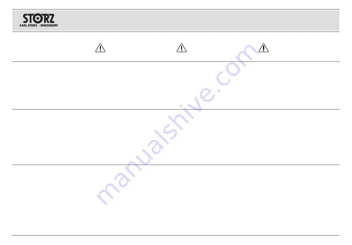 Storz 20133120-1 Instruction Manual Download Page 29