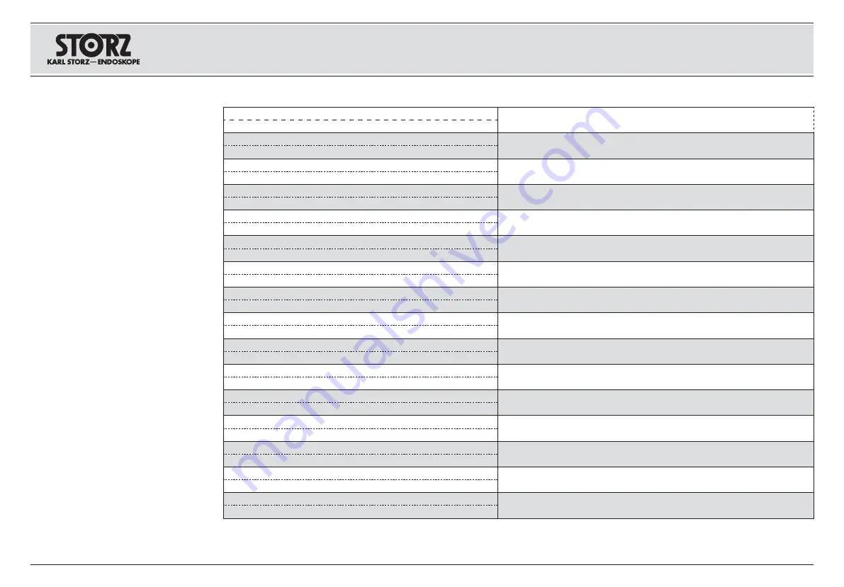 Storz ENDOMAT SELECT Instruction Manual Download Page 62