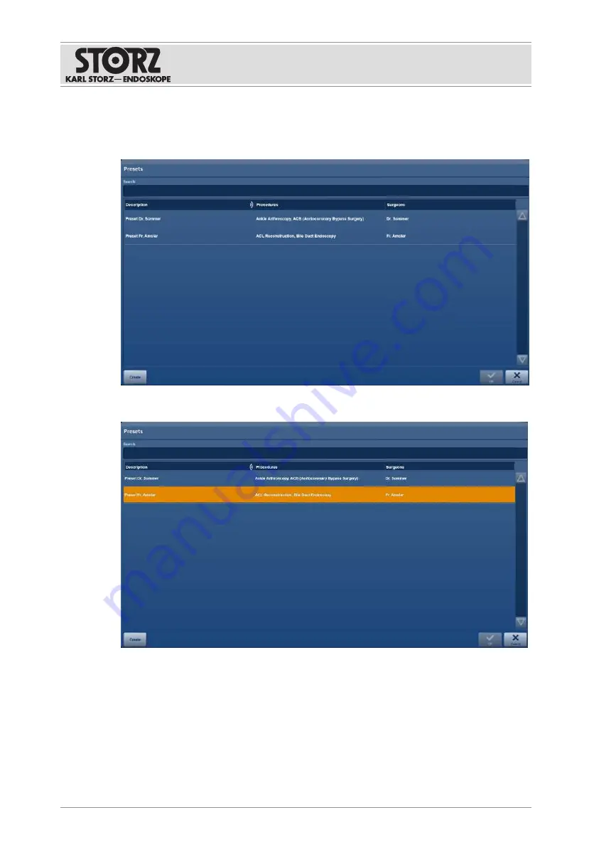 Storz OR1 FUSION WO300 Instructions For Use Manual Download Page 23