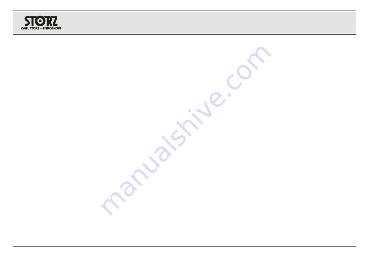 Storz UG 130U Скачать руководство пользователя страница 20