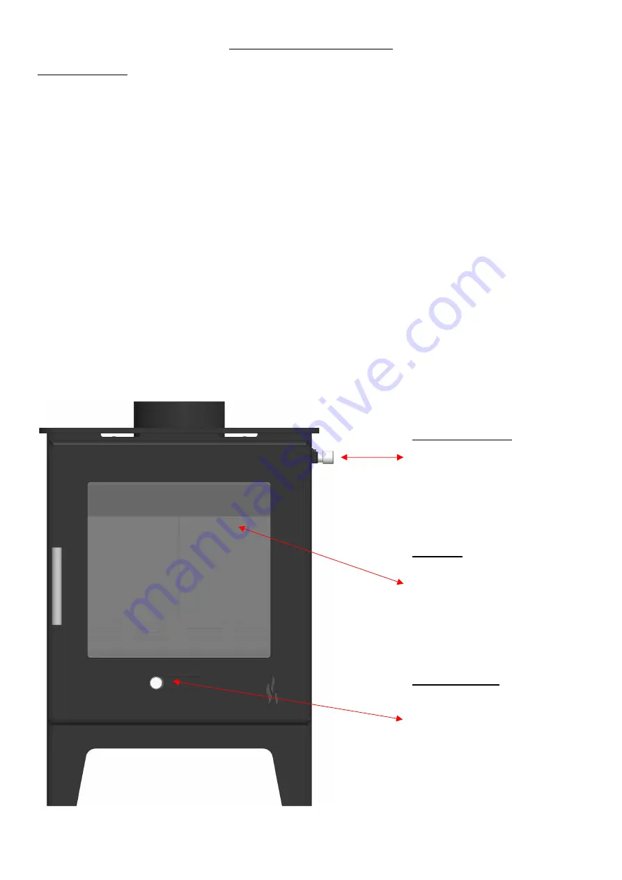 Stove industry HAMER HD5 Installation And Operating Instructions Manual Download Page 9