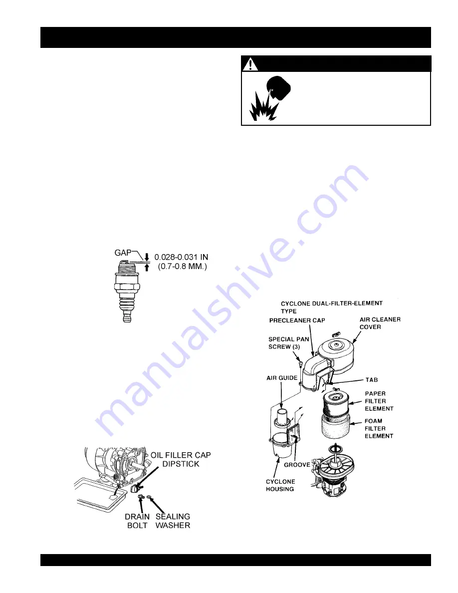 Stow MS2050E1 Operation Manual Download Page 33