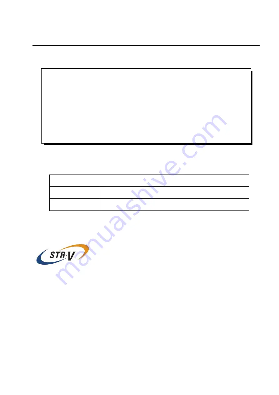 STR-V SVRB-U Series User Manual Download Page 46