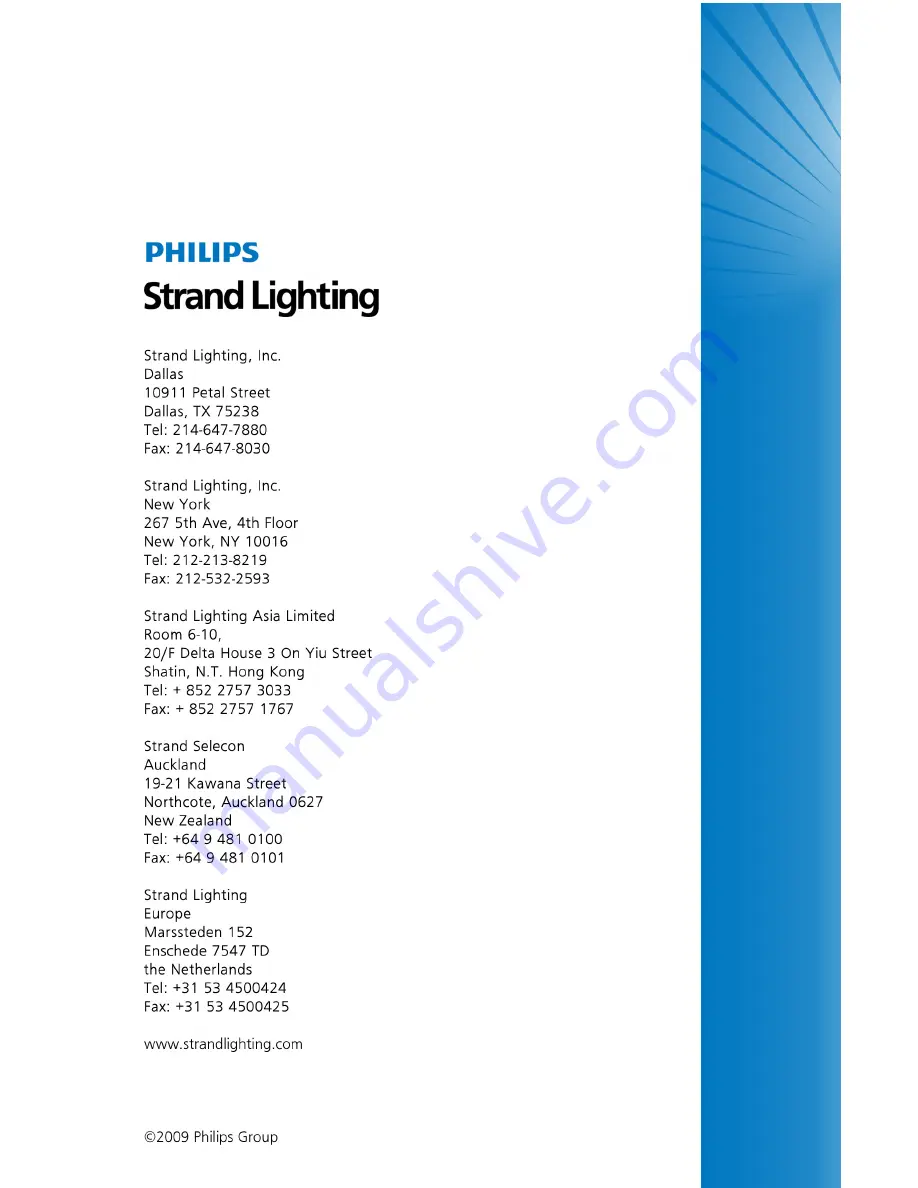 Strand Lighting Contact Power Pack Скачать руководство пользователя страница 48