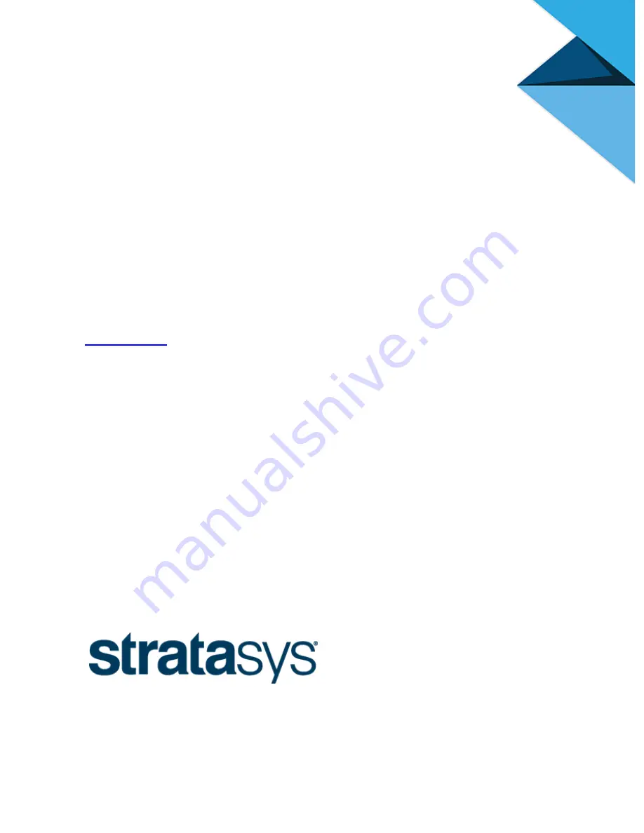 Stratasys Eden260VS Site Preparation Manual Download Page 21