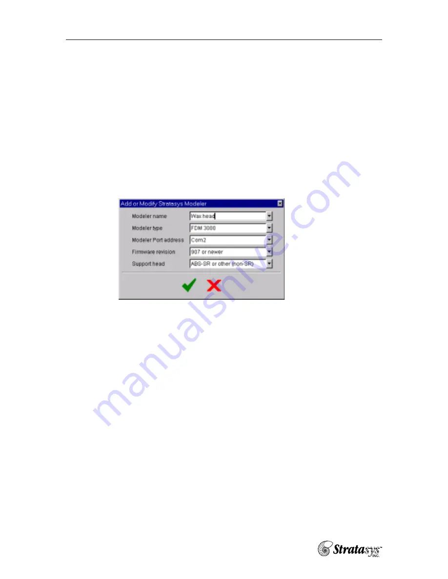 Stratasys FDM 2000 Manual Download Page 64