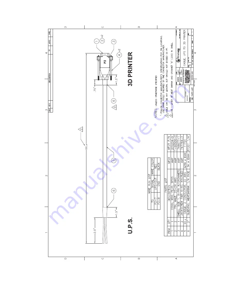 Stratasys uPrint SE Site Preparation Manual Download Page 10