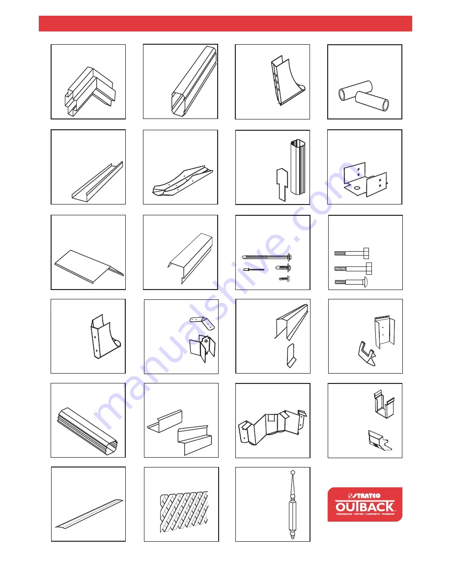 Stratco OUTBACK MULTISPAN GABLE Assembly Instructions Manual Download Page 2