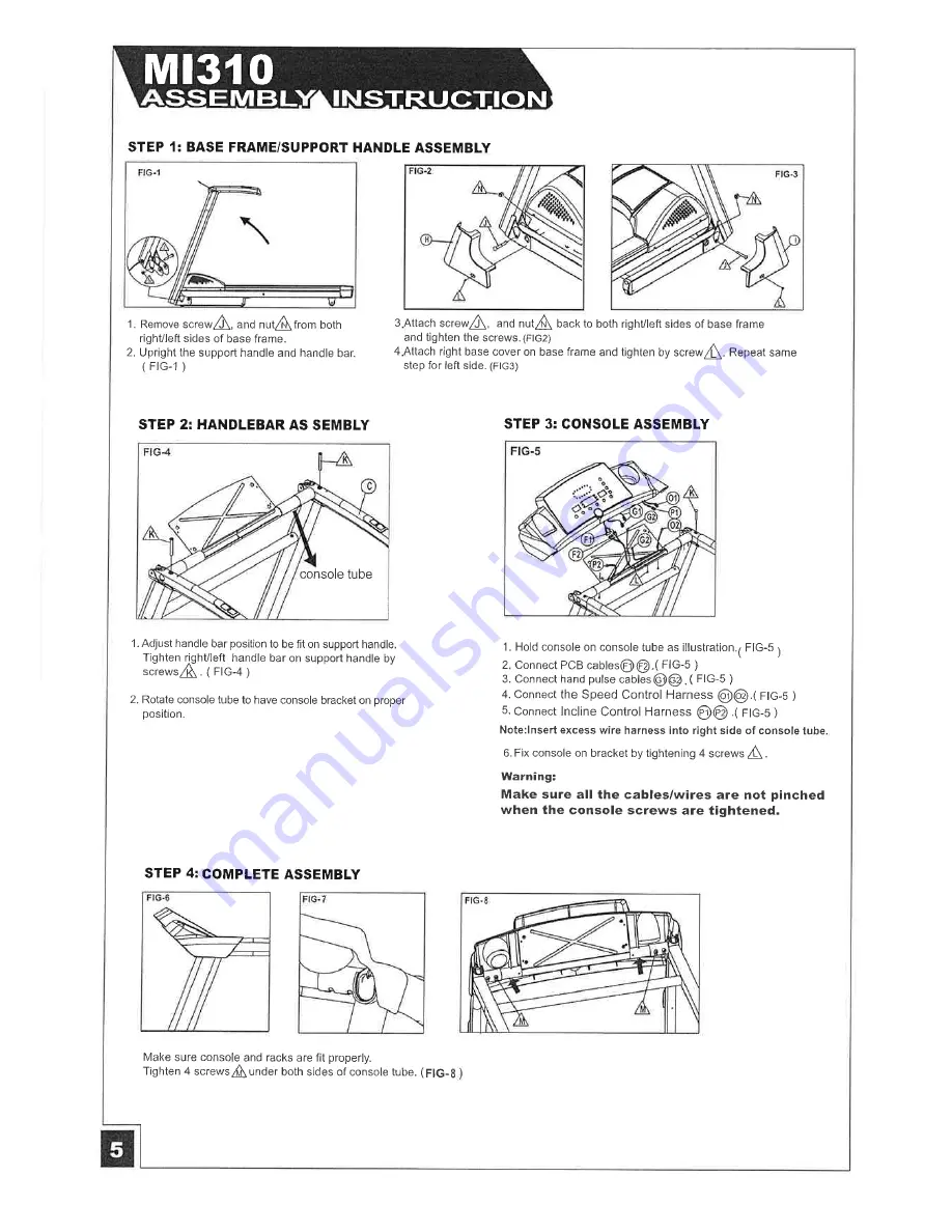 strength master MI160 Manual Download Page 7